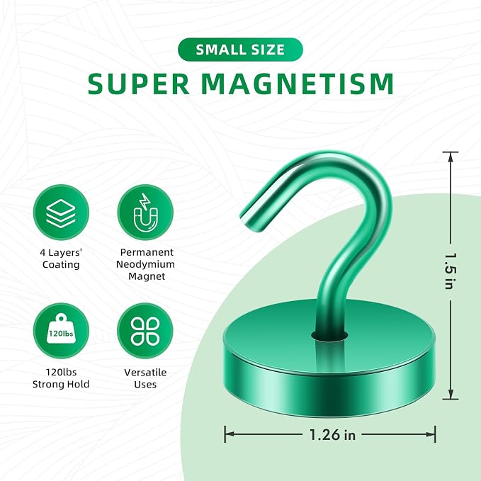 Neosmuk Magnetic Hooks Steel Tube Design - Image 7