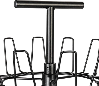 Household Essentials 4-Tier Shoe Storage Tree, Matte Black - Image 6