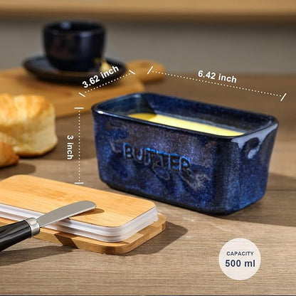 Ceramic Butter Dish Keeper Container - Image 2