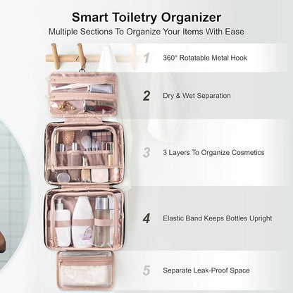 Everfun Hanging Travel Toiletry Bag - Image 2