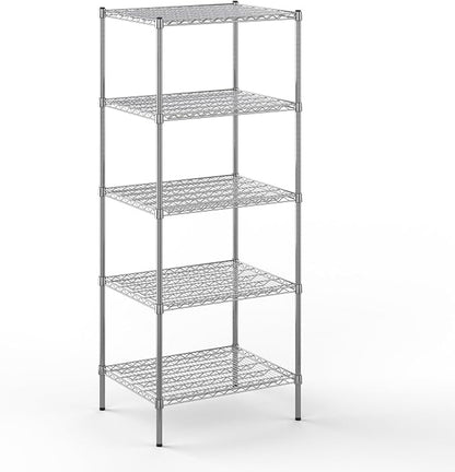 24" Deep x 30" Wide x 74" Height Wire Shelving Kit | 5-Tier | NSF Commercial by Regal+Altair