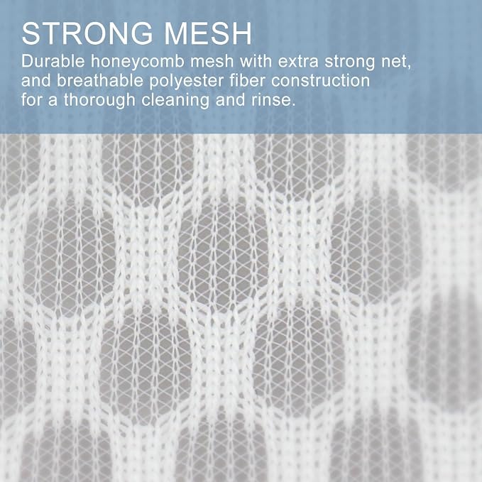 Mesh Laundry Bags for Delicates, Durable Zipper Wash Bags for Delicates - Image 3