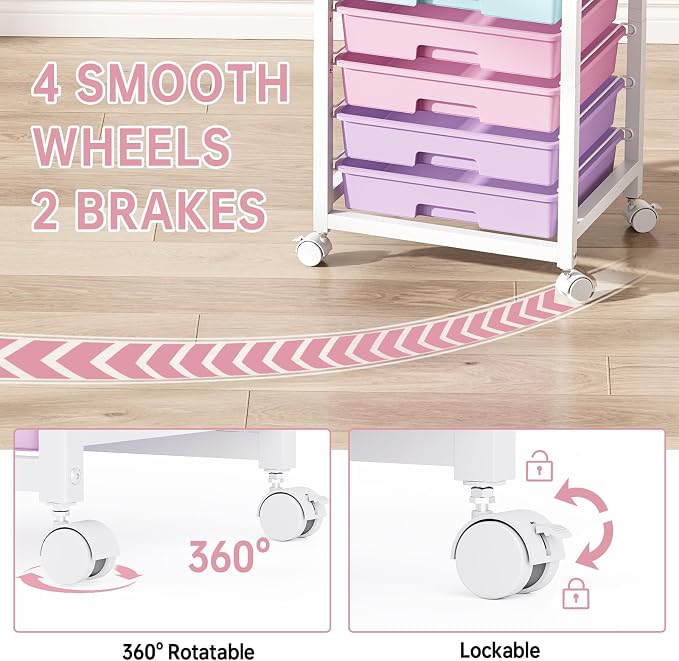 SYKIARIOL Rolling Storage Cart - Image 8