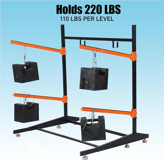 Kayak Storage Rack, Freestanding Outdoor Canoe Rack, Reinforced, and Enhanced - Image 9