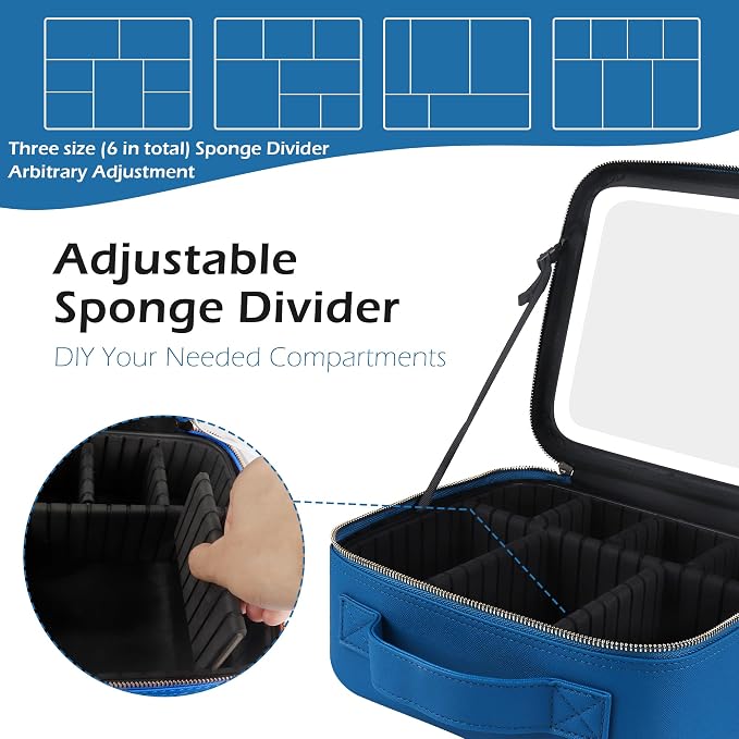 MOMIRA Travel Makeup Bag Cosmetic Bag Makeup Organizer Bag - Image 4
