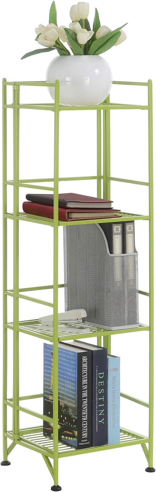 Convenience Concepts Xtra Storage 4-Tier Folding Metal Shelf - Image 4