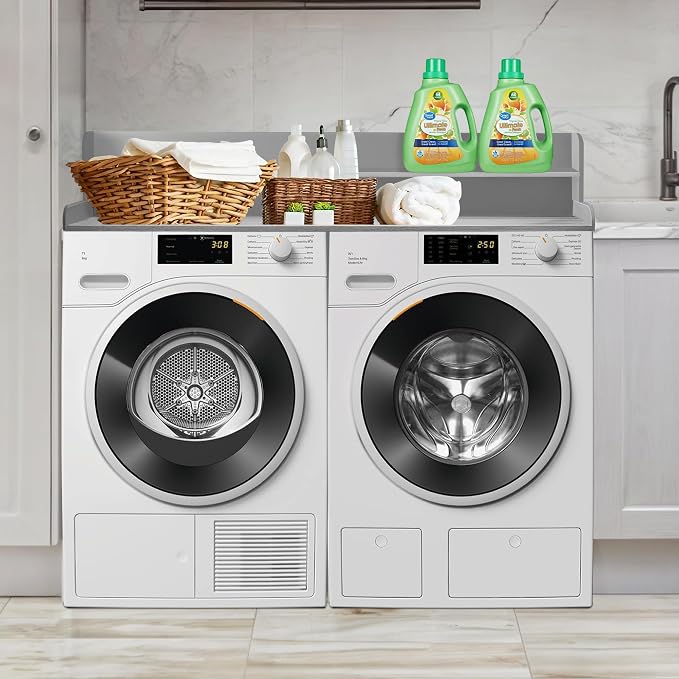 Royxen Laundry Countertop with 2-Tier Shelf Universal Fit, Washer and Dryer - Image 2