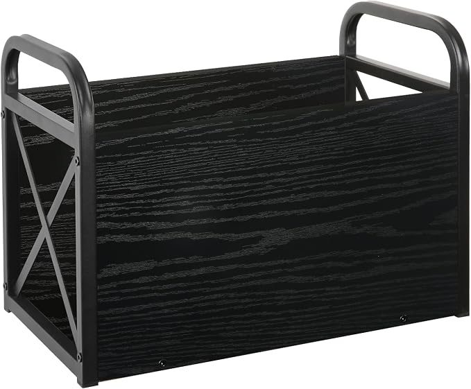 YINMIT Magazine Holder, Magazine Rack Floor, Magazine Storage Basket, Folder - Image 9