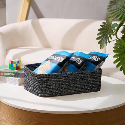 Large Shallow Organizing Baskets 15x11x5.1 Inches - Image 5