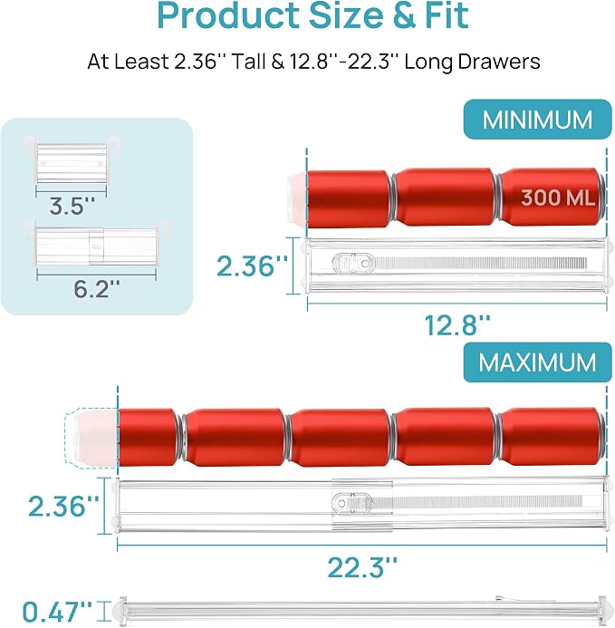 Vtopmart 2.36” Drawer Dividers - Image 2