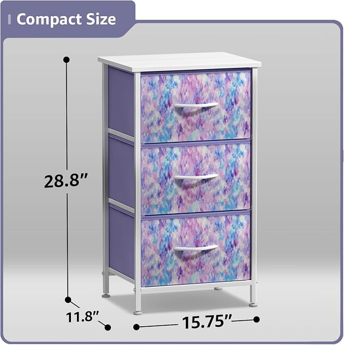Sorbus Nightstand Storage Organizer Chest - Image 3