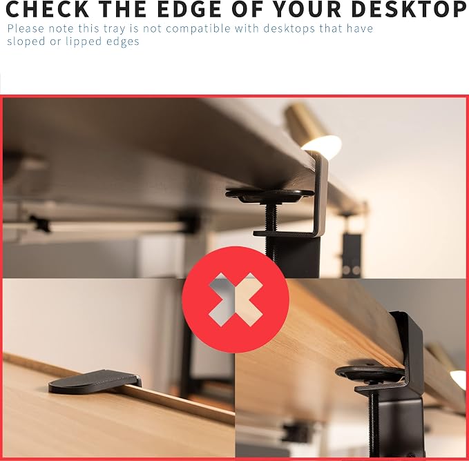 VIVO Large Height Adjustable Under Desk Keyboard Tray - Image 8