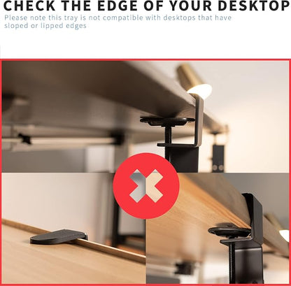 VIVO Large Height Adjustable Under Desk Keyboard Tray - Image 8