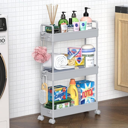 SOLEJAZZ Slim Rolling Storage Cart by SOLEJAZZ