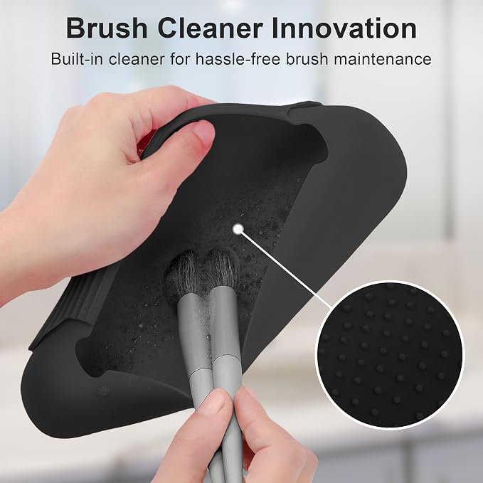 Silicone Travel Makeup Brush Holder - Image 3