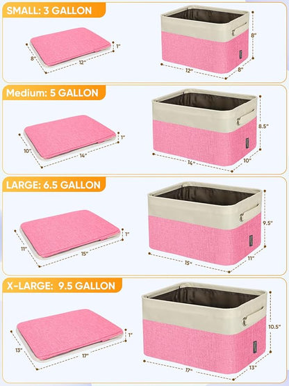 BALEINE 2 Pack Fabric Storage Bins - Image 2