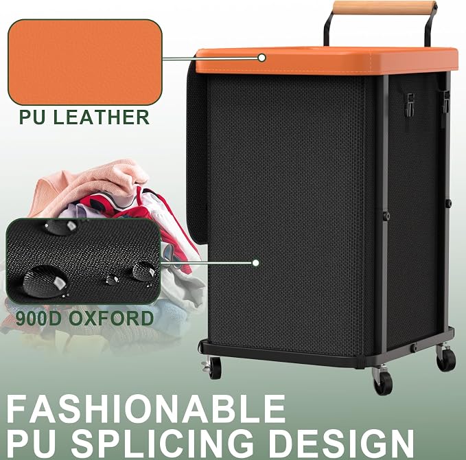 150L Extra Large Fashion Laundry Basket - Image 4