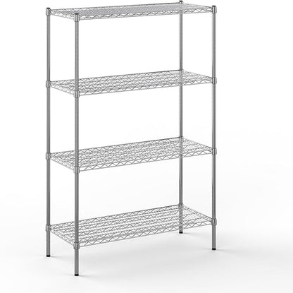18" Deep x 42" Wide x 64" Height Wire Shelving Kit | 4-Tier | NSF Commercial by Regal+Altair