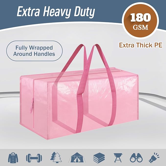 6 Pack Extra Heavy Duty Large Moving Bags - Image 2