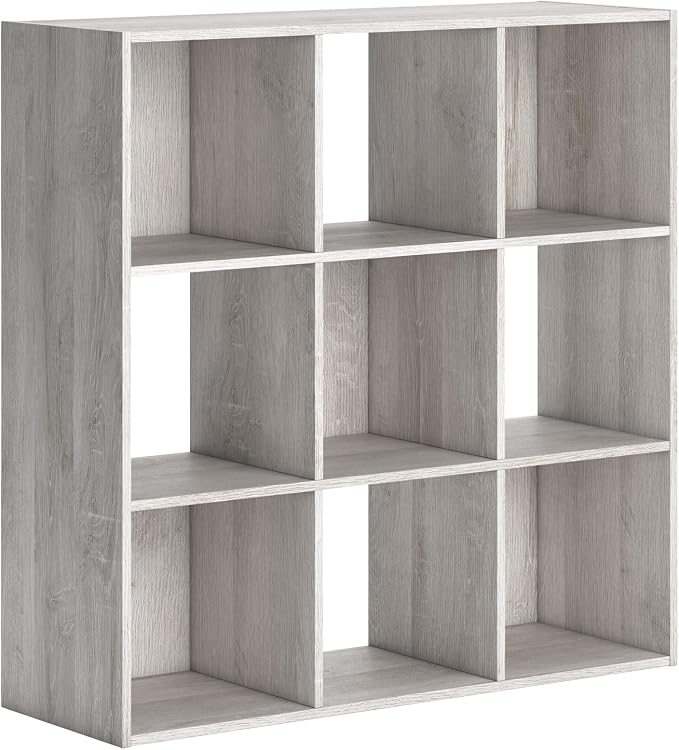 Signature Design by Ashley Paxberry Coastal 9 Cube Storage Organizer or Bookcase by SignatureDesignbyAshley