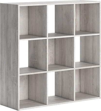 Signature Design by Ashley Paxberry Coastal 9 Cube Storage Organizer or Bookcase by SignatureDesignbyAshley