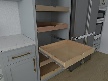 Solid Wood Pull Out Drawer 27" W × 21" D - Image 8