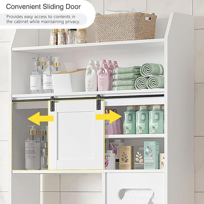 VECELO Over The Toilet Storage Cabinet - Image 3