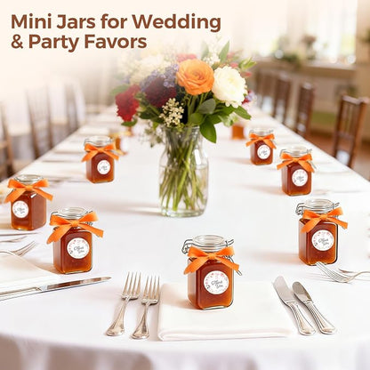 ComSaf Set of 6 Square Glass Jars - Image 6