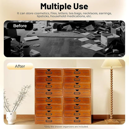 Vintage Wooden Drawer Organizer - Image 5
