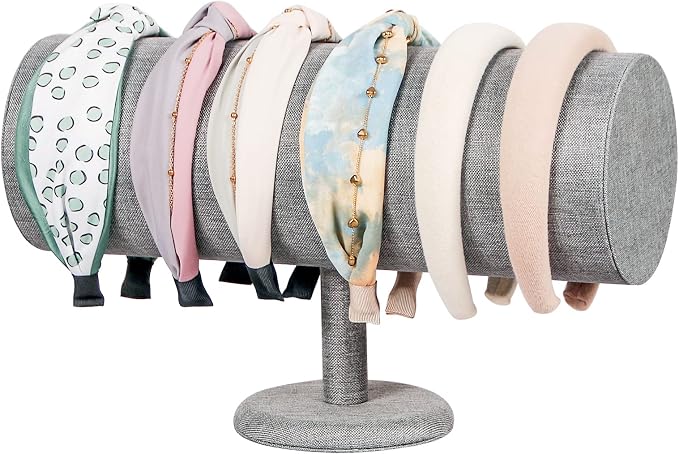 Coward T-Bar Beige Headband Holder Organizer, Hairband Display Stand, Hairband by FocusOnJewelryDisplay15yrs