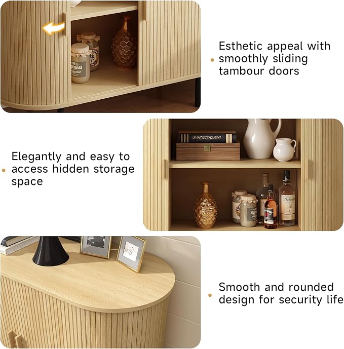 40" Sideboard Buffet Cabinet - Image 6