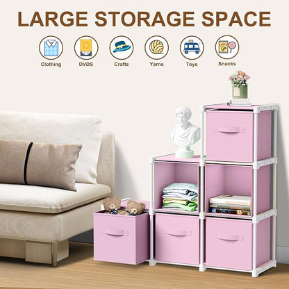 Briwooody 6 Cube Storage Organizer Bins - Image 5