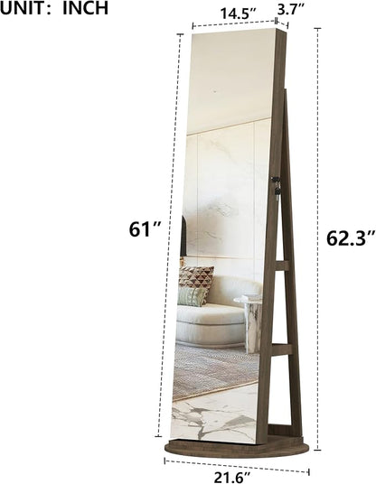 Montary 360° Rotating Jewelry Cabinet - Image 2