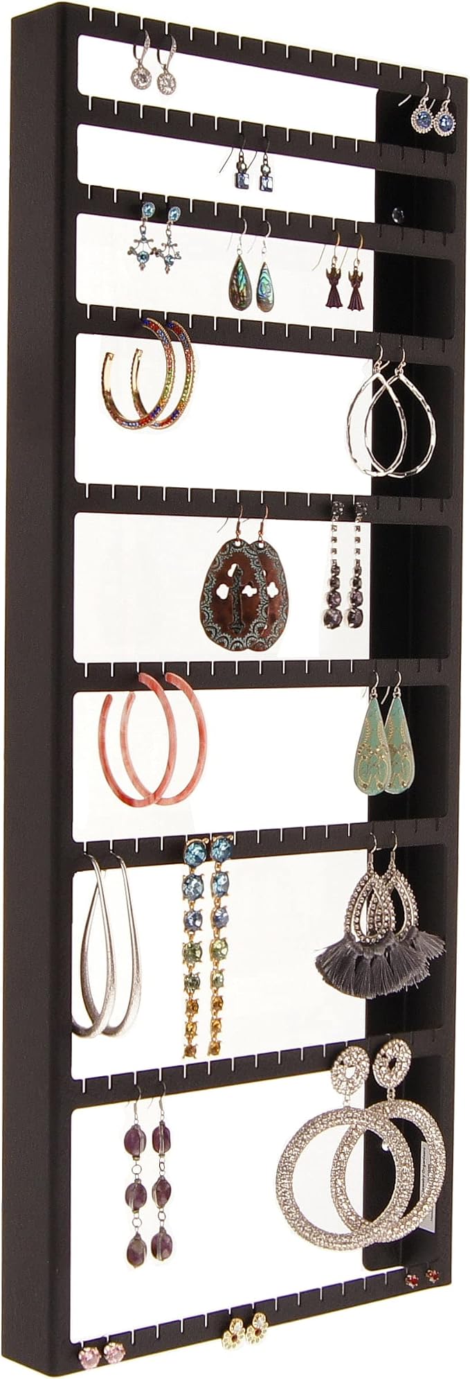 Angelynn's Wall Mounted Big and Small Earring Holder Organizer Display Women by Angelynns
