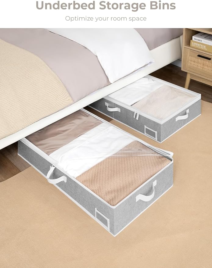 StorageWorks Large Under Bed Storage Containers - Image 9