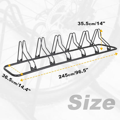 CyclingDeal Bicycle Floor Parking Rack Stand - Image 4