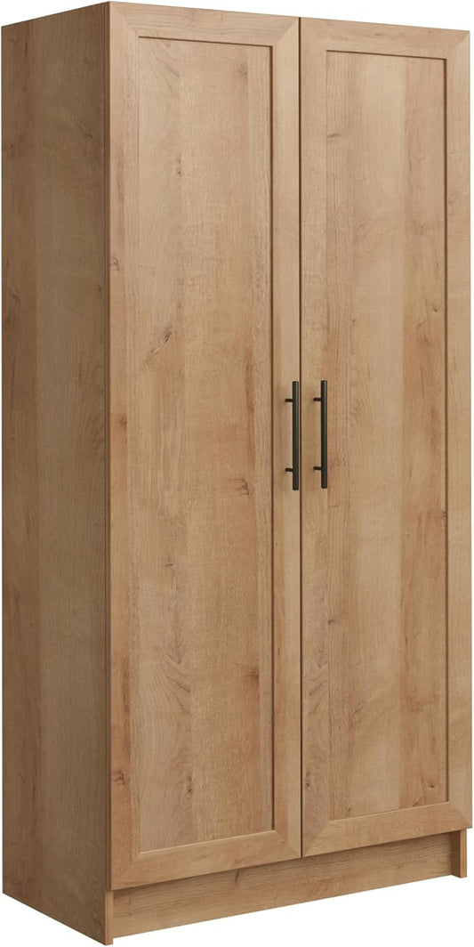 Prepac Natural Oak Elite 65" Tall Accent Kitchen Pantry Cabinet, Craft or by PREPACRTASTORAGEFURNITURE