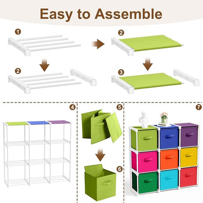 Briwooody 9 Cube Storage Organizer Bins - Image 4