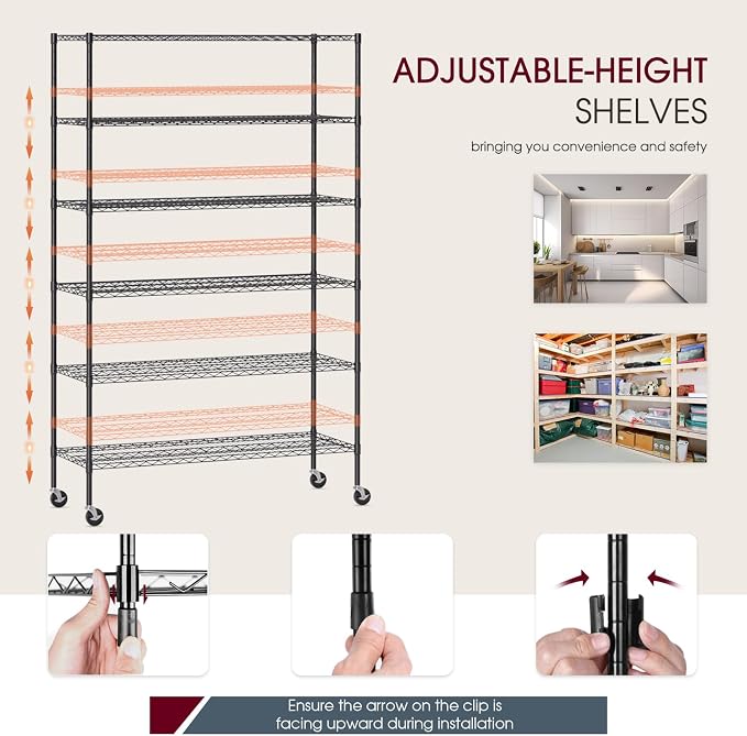 BestOffice | 6-Tier Wire Shelf - Image 7