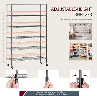 BestOffice | 6-Tier Wire Shelf - Image 7