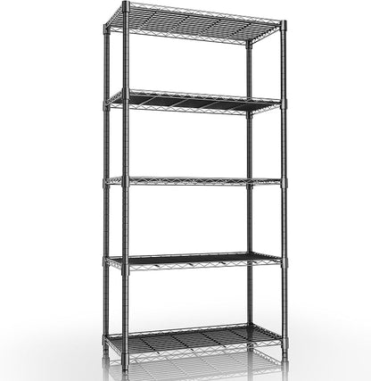 Xcity Storage Shelves, 5 Tier Heavy Duty Metal Shelving Unit, 2000 LBS by Unknown