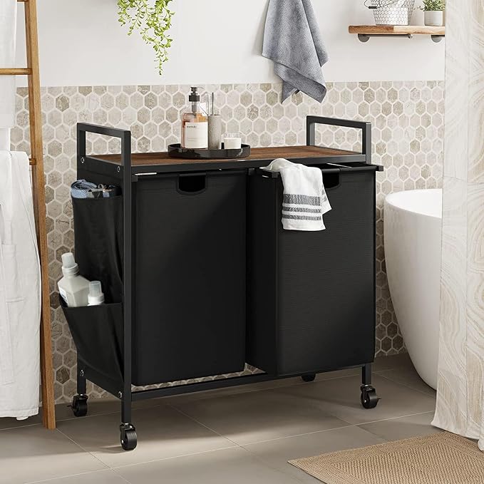 WOWLIVE Double Laundry Hamper - Image 2