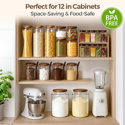 ComSaf 6PCS Glass Pantry Storage Container - Image 5