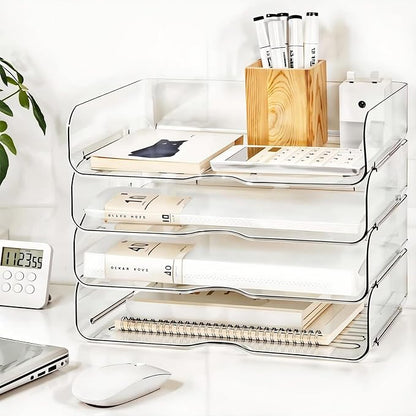 DCA 4 Tier Large Capacity Desk Organizer, Home & School Use | Easy Assemble | - Image 5