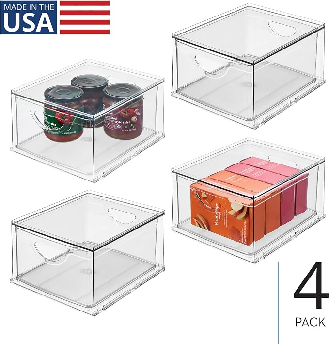 iDesign Stackable Storage Drawer, or Under Sinks, Made in USA - Image 5