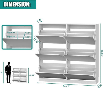 Xixini Shoe Storage Cabinet for Entryway - Image 2