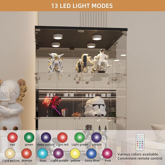 Beauty4U Glass Display Cabinet - Image 5
