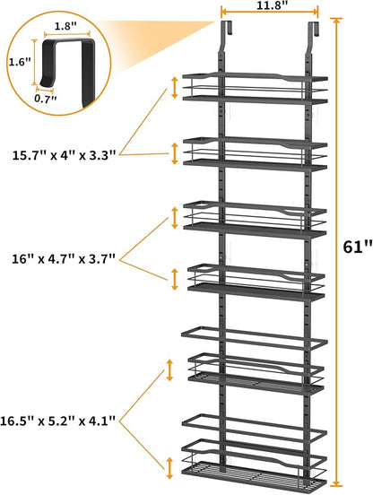 Moforoco 6-Tier Over The Door Pantry Organizer, Pantry Organization and Storage - Image 2