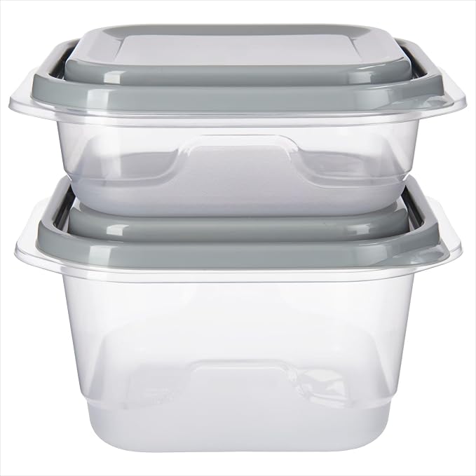 20-Piece BPA-Free Square Food Storage Container Set - Image 2