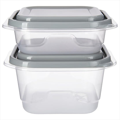 20-Piece BPA-Free Square Food Storage Container Set - Image 2